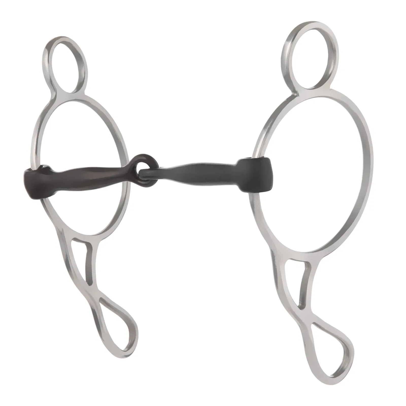 Weaver Leather Gag Bit, 5-1/2" Sweet Iron Snaffle Mouth