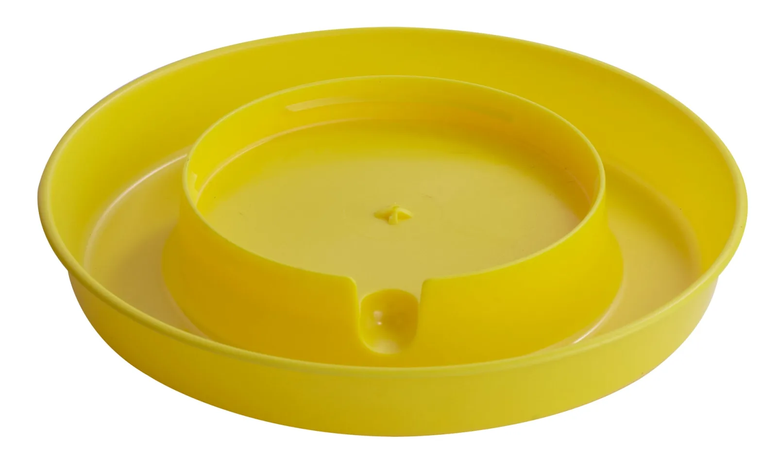 Little Giant 1 Gallon Screw-On Poultry Waterer Base in Yellow