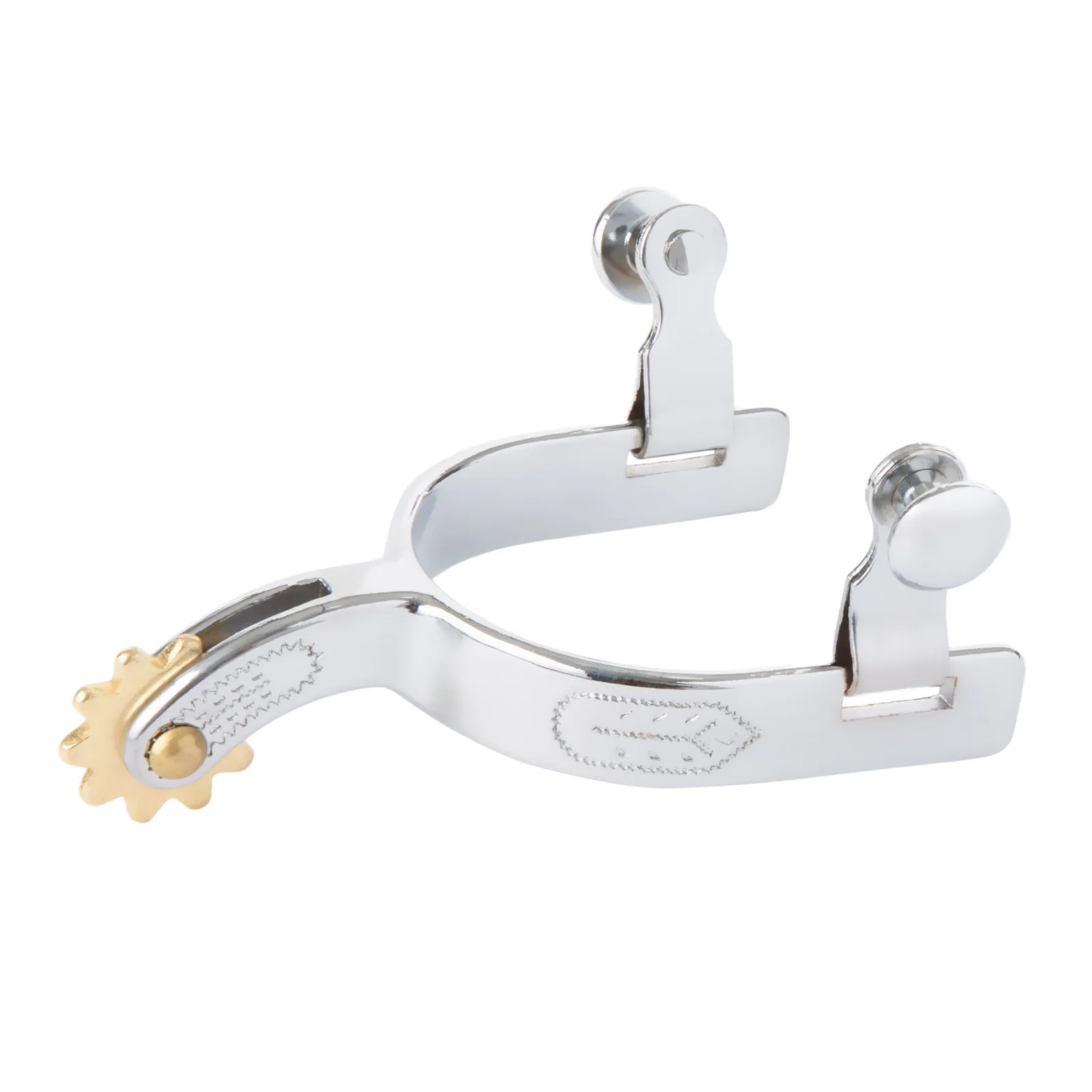 Weaver Leather Youth Spurs with Engraved Band