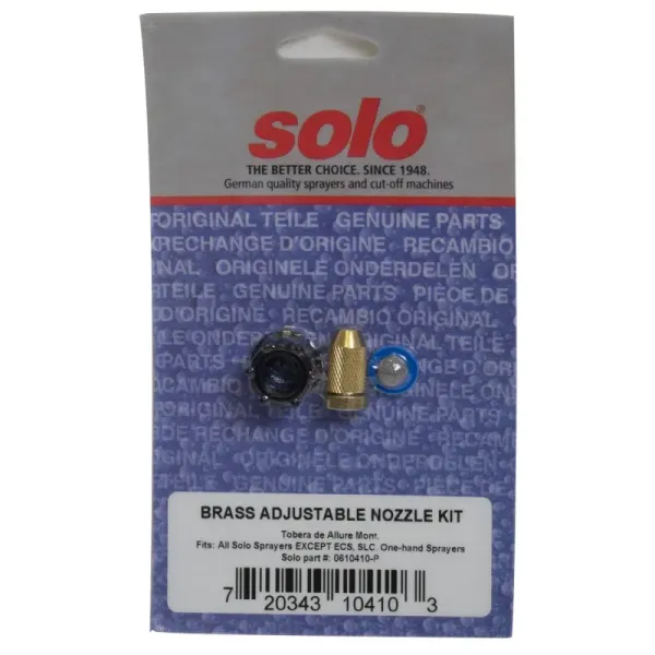 Solo Brass Adjustable Nozzle Kit