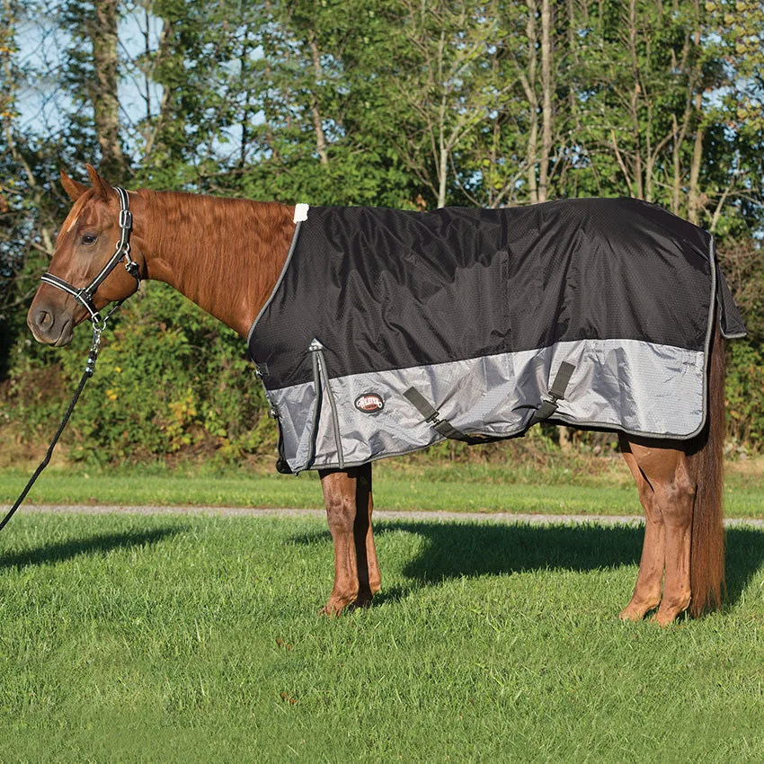 Weaver Leather Horse Rain Sheet for Turnout, Lightweight, Mesh Lining, 600 Denier in Black