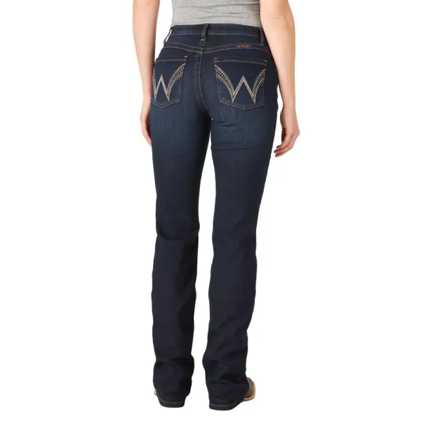 Wrangler Women's Ultimate Riding Jean Q-Baby Mid Rise WRQ20VA