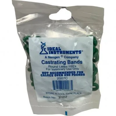 Ideal Castrating Bands, 100 pk