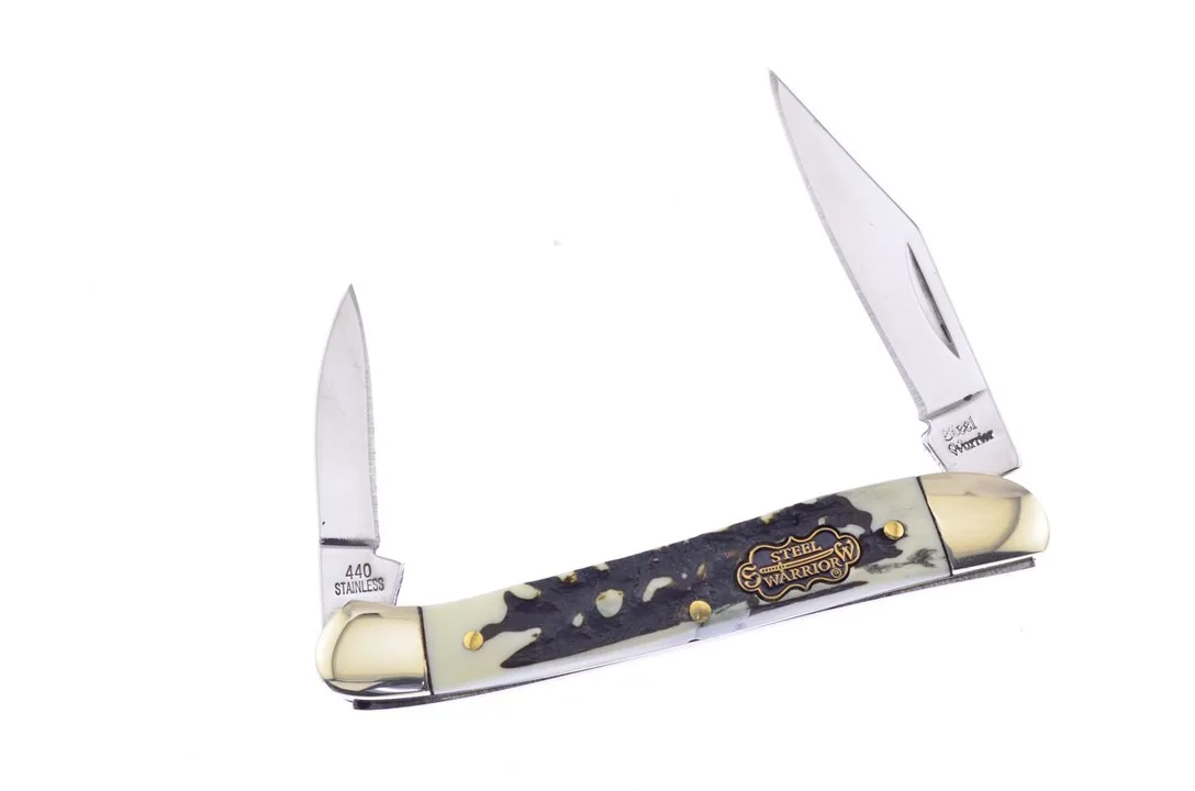 Steel Warrior Stag Bone Resin Little Copperhead