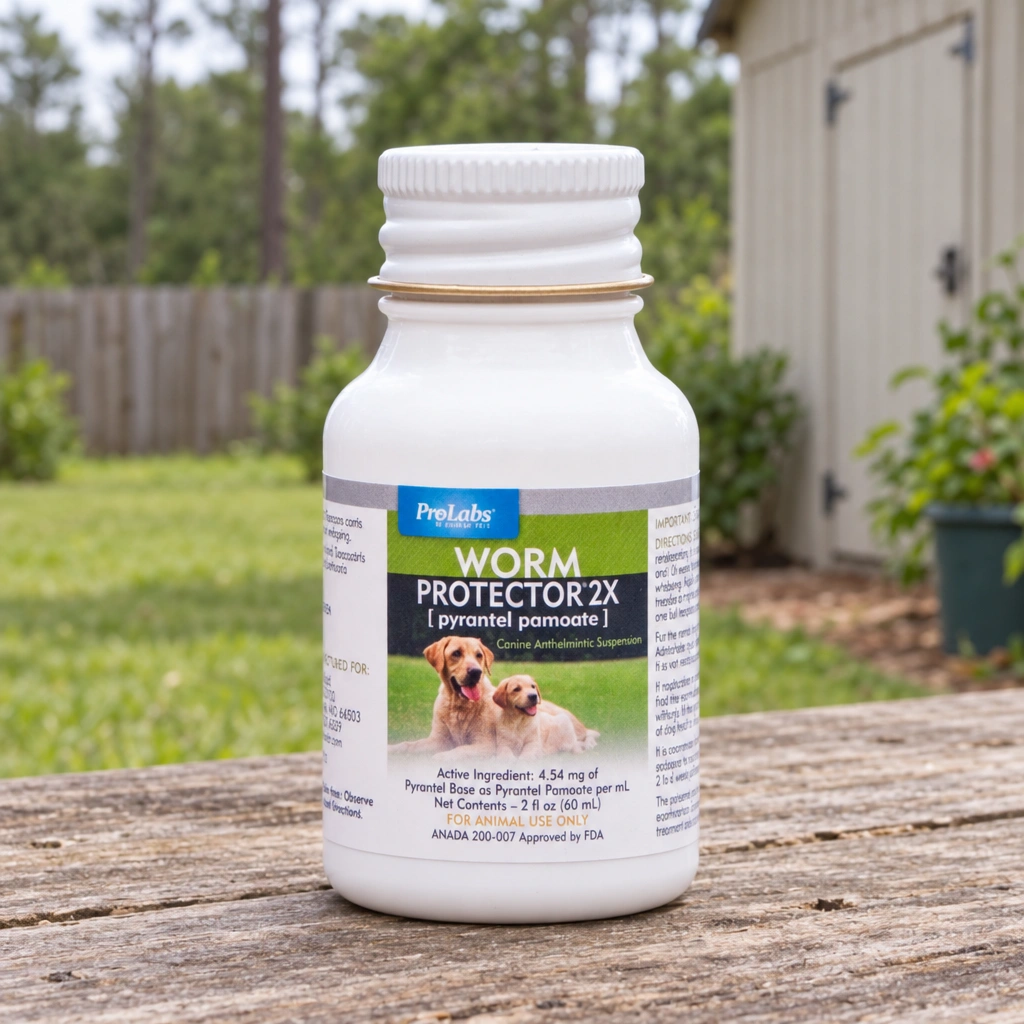 Worm Protector 2X Canine Anthelmintic, 2 fl oz